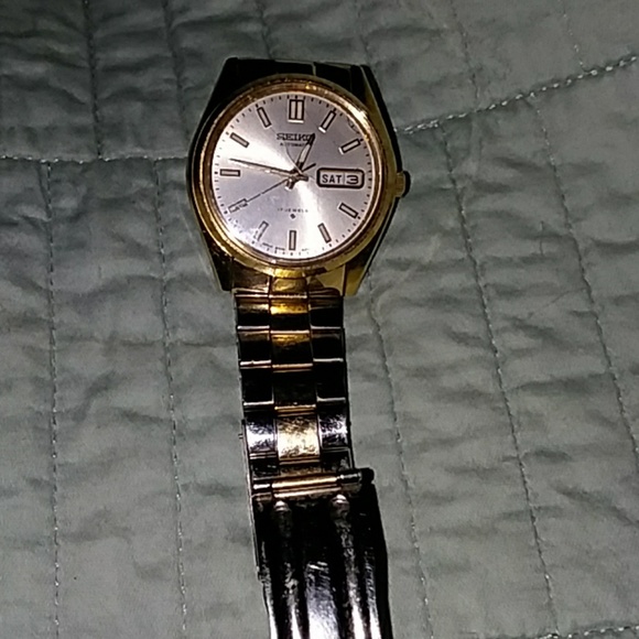 Seiko Accessories Vintage Seiko Self Winding Gold And Silver Watch
